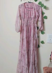 Floral Print A line Dress For Women
