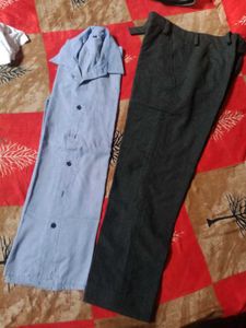 Blue Casual Shirt with pant
