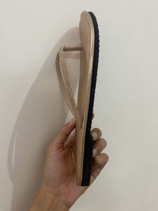Embellished Rose Gold Sandals