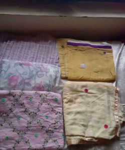 Assorted Cotton Dupattas Fabric
