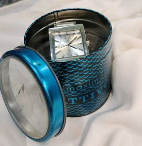 Silver Maxima Stainless Steel Watch