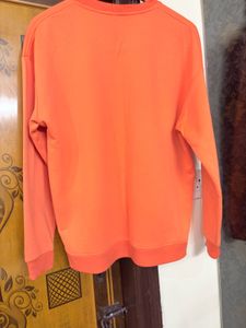 Orange Pullover Sweater