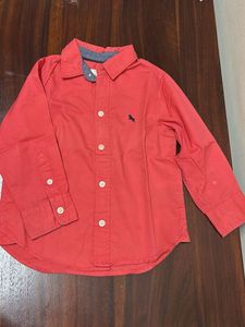 Cute Red Boys Shirt