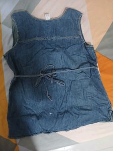 Denim Y2k Top