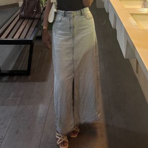 Denim Maxi Skirt