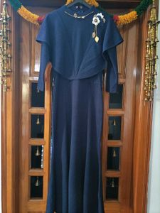 Elegant Navy Blue Dress