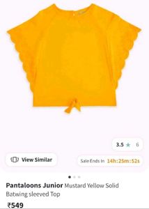 Girls Batwing Top