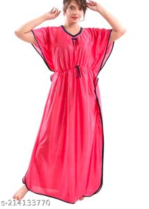 Women Kaftan Nighty With Robe