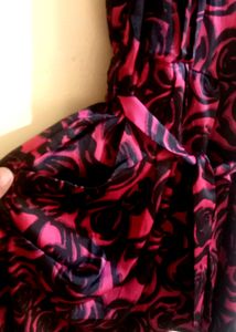 Printed Floral Mini Dress With Pockets