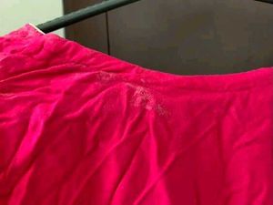 Pink Embroidered Kurti