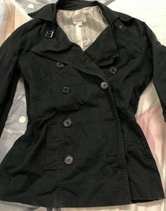black trench coat