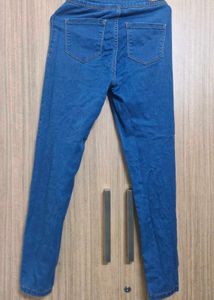 Nuon By Westside High Waist Navy Blue Jeans