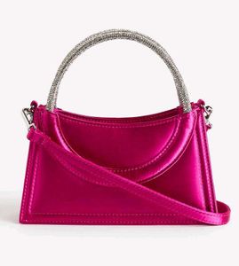H&M Hot Pink Satin Bag