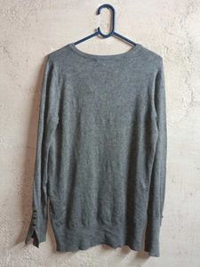 ZARA KNIT Winter Fashion Cardigan Grey