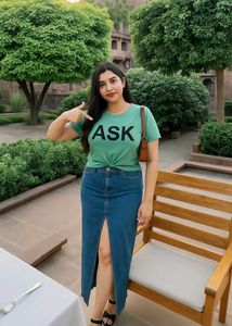 Sea Green ASK Graphic Tee