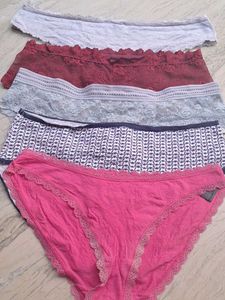 combo Of Five Imported Fabric Panty