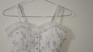 White Corset Top