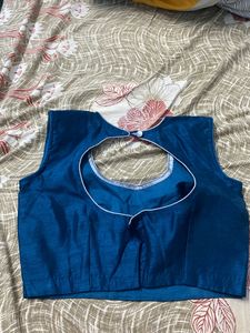 Satin And Net Saree