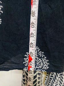 3 Pece Black Color Cotton Set