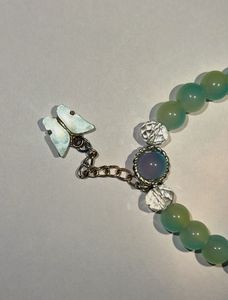 Butterfly Charm Beaded Bracelet