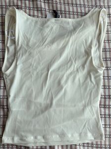 White Sleeveless Top