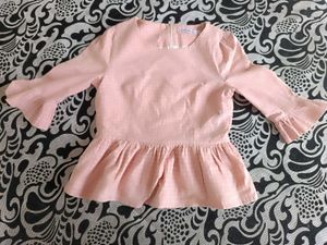 Pink Flare Top