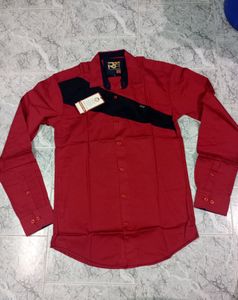 Red Color Men&#39;s Branded shirt From Rack Fuel