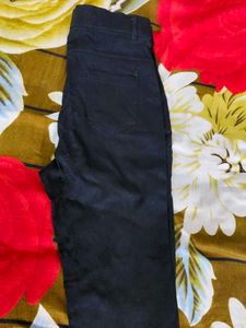 Vintage Black Flare Leg Trousers