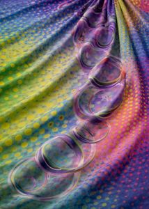 Multicolor Printed Saree with Artistic Design