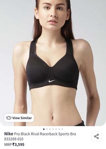 Nike Pro Rival Sports Bra - Black