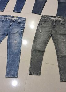 Stylish Blue Denim Jeans combo