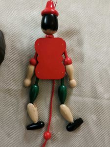 Vintage Wooden Marionette- Rome memoir