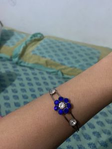 Blue Flower Bracelet