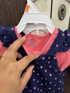 Brand New Dungree Set By Carters