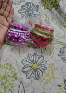 🪔Diwali Gift 🎁 2 Decorative Matki 😍 handicraft