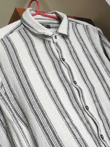 Zudio Striped Button-Down Shirt Branded