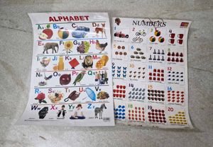 Educational Alphabet and Number Charts