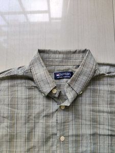 Plaid Button-Down Shirt