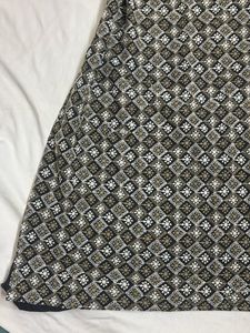 Embroidered check pattern kurti