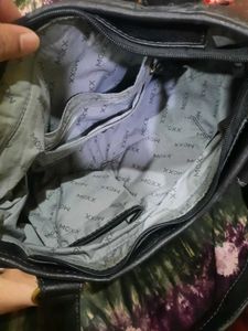 Black Leather Shoulder Bag