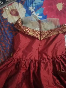 Red &amp; Gold Party Dress