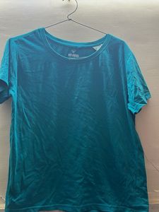 Blue NO FUSS T-Shirt