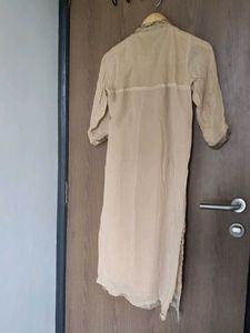 Beige Party Wear Kurti