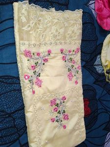 Brand New Pearl Work Silk Suit (Not Used)