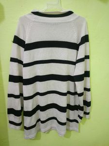Striped Knit Turtleneck