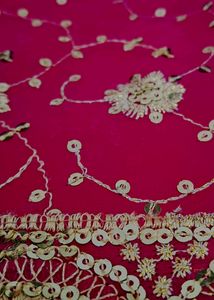 Dark Pink Colour Saree