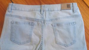 Mid Waisted Light Blue Jeans For Women
