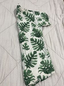 Leaf Print Casual Shirt
