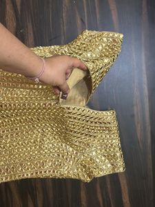 🔥Golden mustard Lehnga🥻