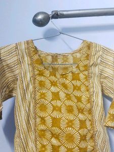 Vintage Mustard Yellow Dress